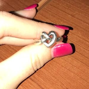James Avery heart knot ring!